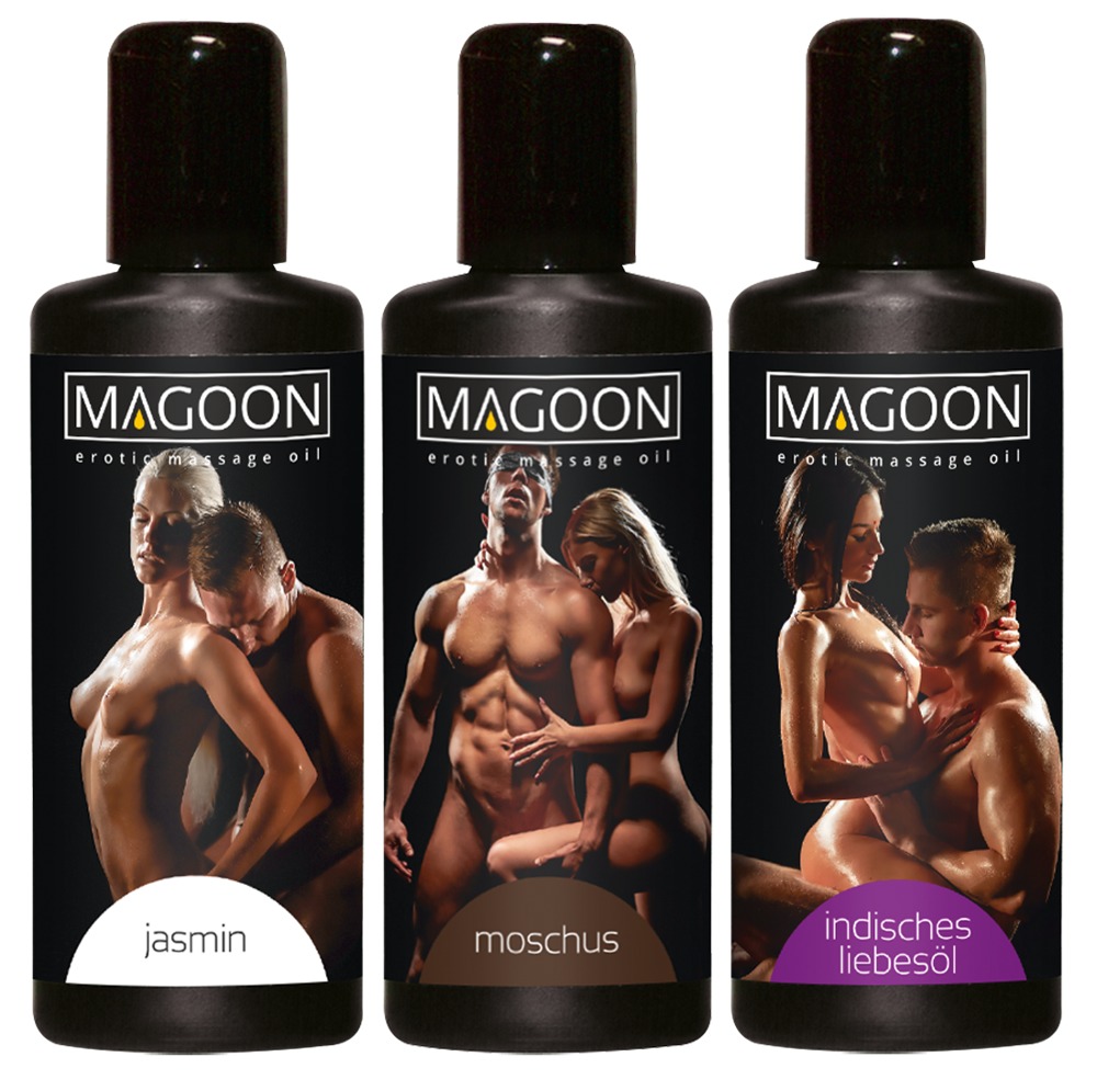 3er Set Erotic Massage Oil