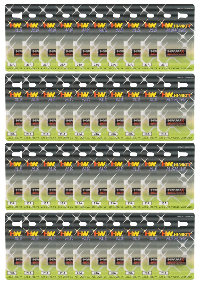 Batterie 23A, 40 x 1er