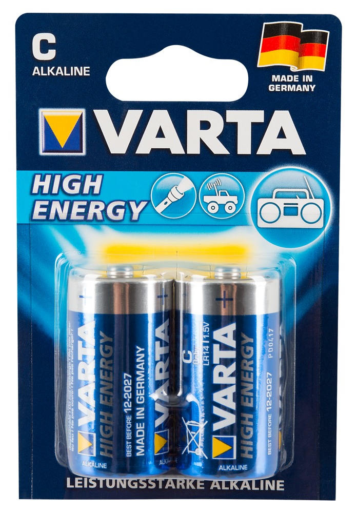Batterien Typ C, 2er-Set