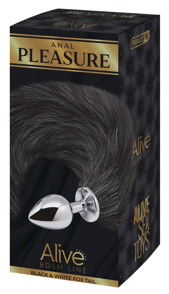 Black & White Fox Tail