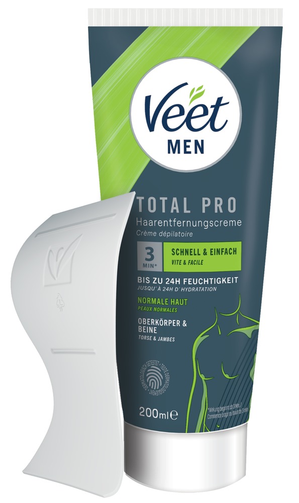 Veet Men TOTAL PRO Haarentfernungscreme