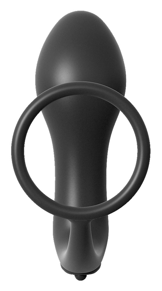 Ass-Gasm Cockring Vibrating Plug