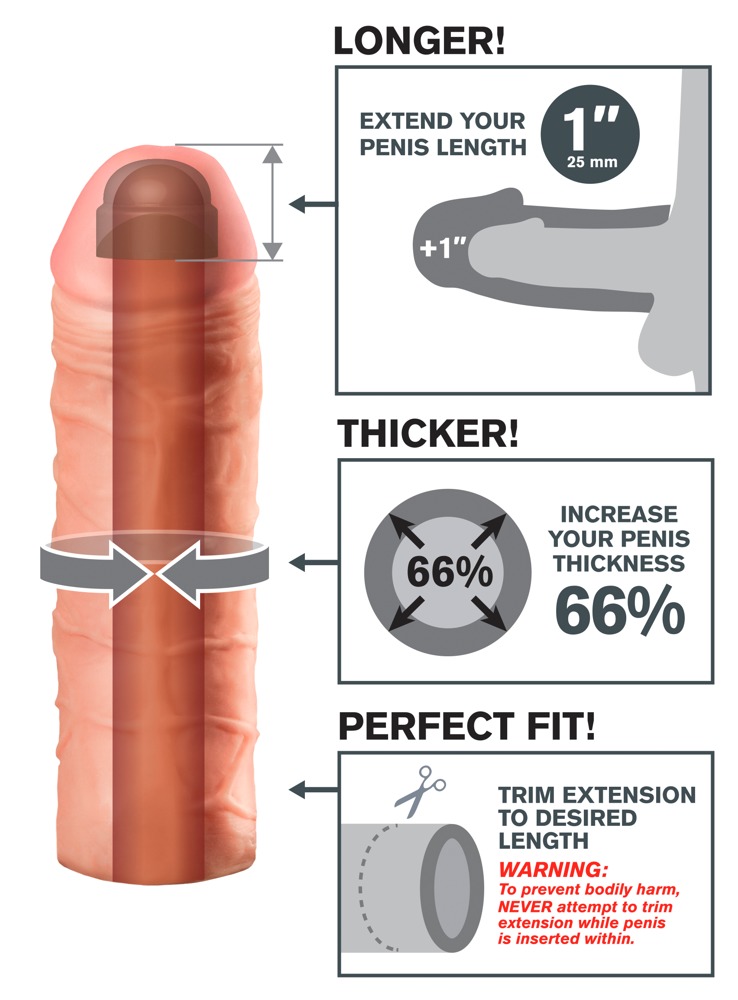 Mega 1" Extension Mega 1" Extension