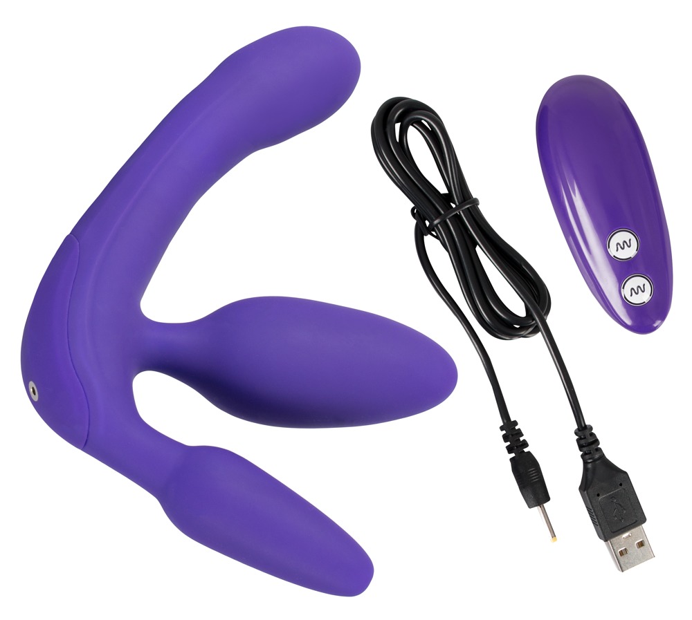 Vibrating Strapless Strap-On 3