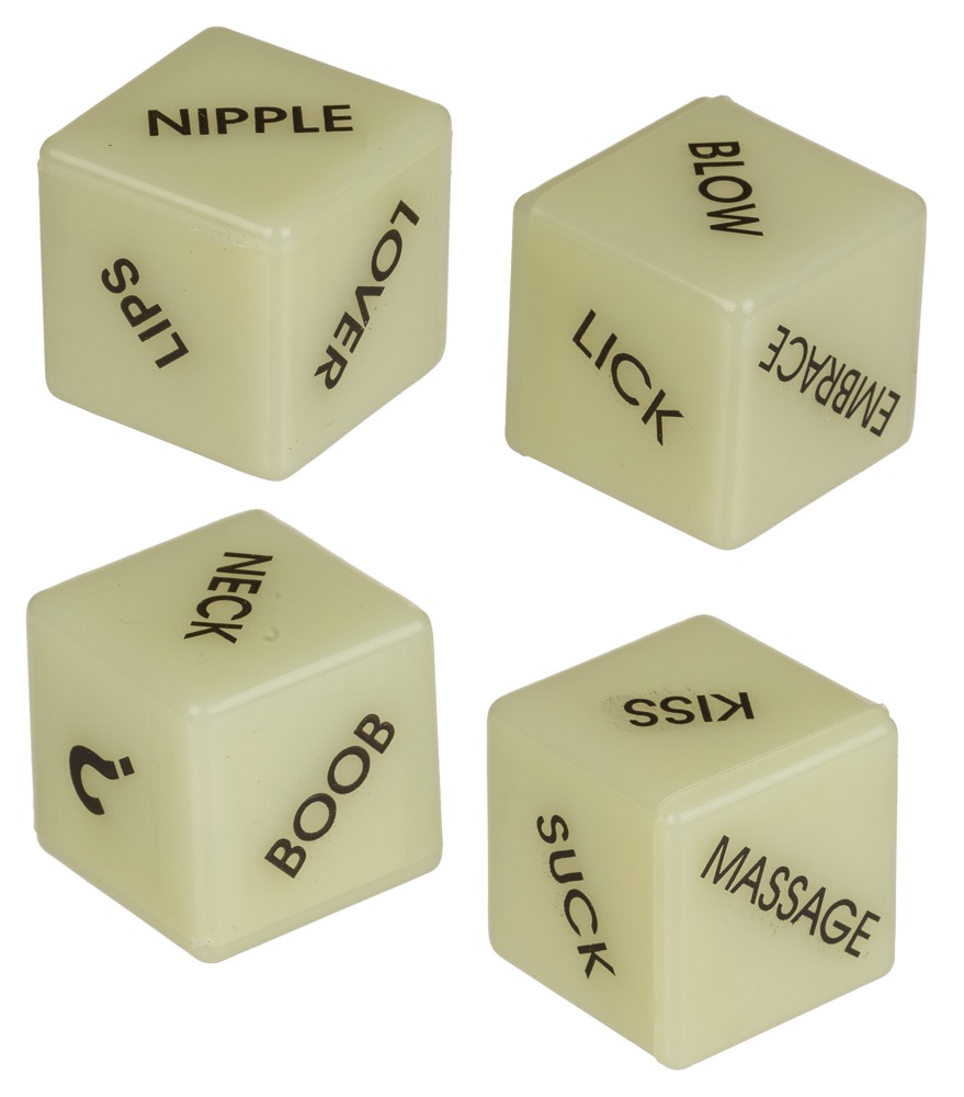 Glow in the Dark Love Dice Glow in the Dark Love Dice