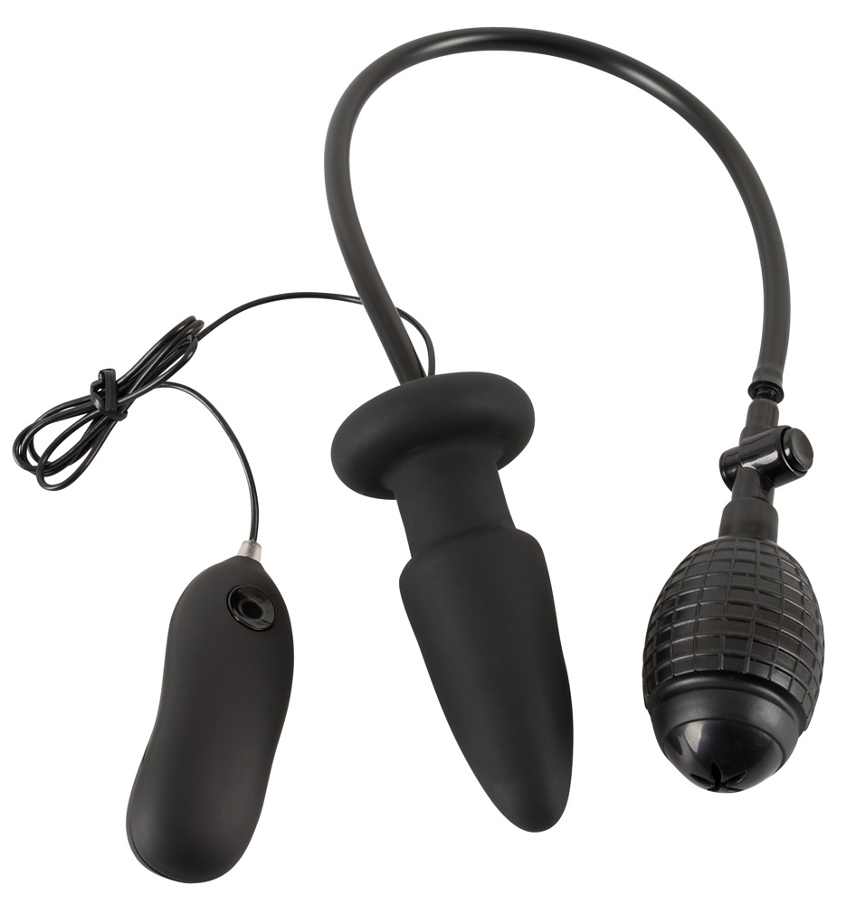 Inflatable Vibrating Butt Plug Inflatable Vibrating Butt Plug