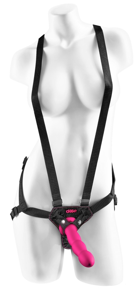 6“ strap-on suspender harness set