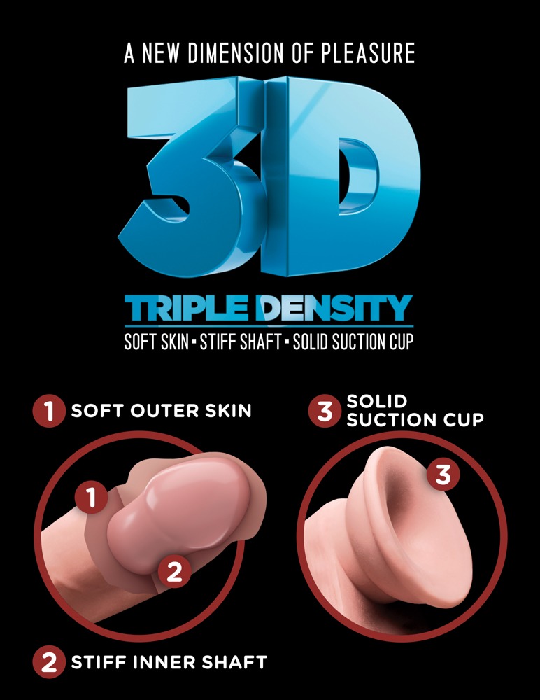 5" Triple Density Cock with Balls