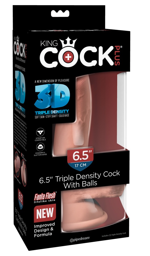 6,5" Triple Density Cock with Balls