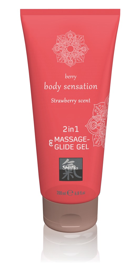 Massage & Glide Gel 2 in1 Strawberry Scent