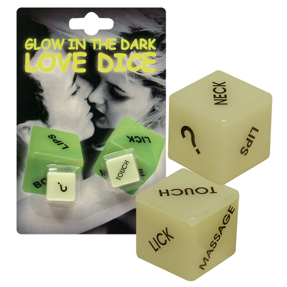 Glow in the Dark Love Dice Glow in the Dark Love Dice