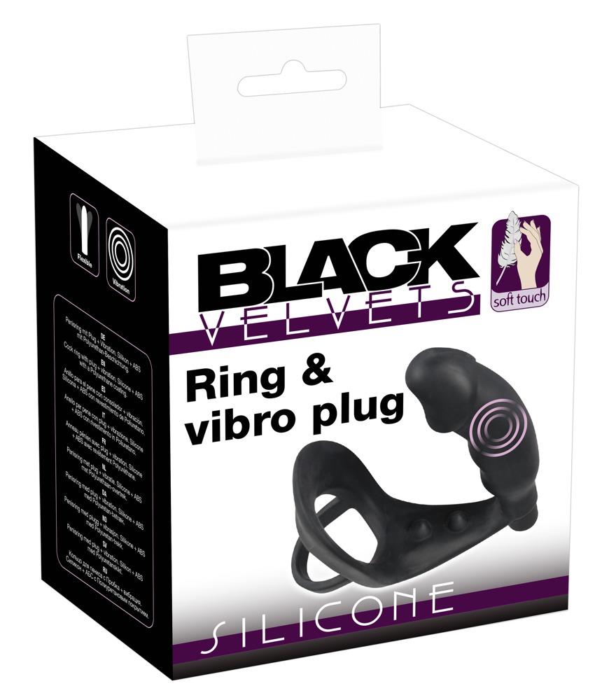 Black Velvets Ring & Vibro Plug