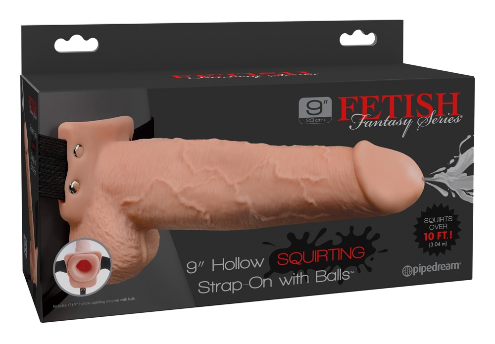 7,6 " Hollow Strap-on Squirting