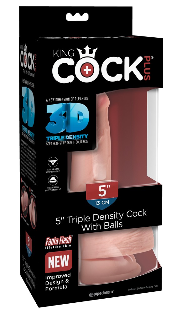 5" Triple Density Cock with Balls